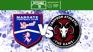 HIGHLIGHTS  LEAGUE 202425  Margate FC v AFC Croydon Athletic FC H  12th October 2024 [upl. by Elinore383]