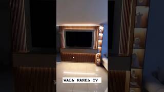 Wall Panel TV personalizado con WPC y Laminas PVC marmolizado [upl. by Pelmas]