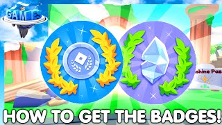 EVENT How To Get THE GAMES BADGES in ADOPT ME ROBLOX [upl. by Naehgem]