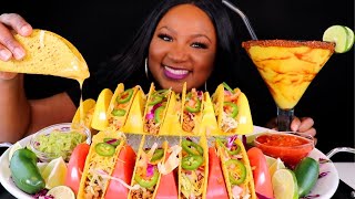 10 CHEESY HOMEMADE TACOS MUKBANG  MANGONADA [upl. by Neumeyer]