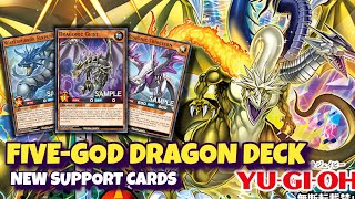 FiveHeaded Dragon Deck Profile  Yugioh rush Duel [upl. by Hajidahk]