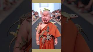 So cute little monk madhumakhi wala [upl. by Ilka]