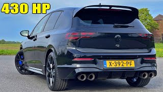 430HP VW GOLF R MK8  REVIEW on AUTOBAHN [upl. by Meris]