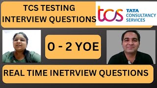 TCS Testing Interview Questions  TCS Testing Interview QampA [upl. by Lletnahs]