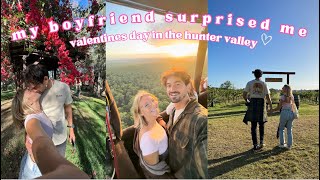 Valentines Day in The Hunter Valley  First time in a hot air balloon [upl. by Kiefer]