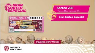 GRAN SORTEO ESPECIAL No 285 [upl. by Carlyn154]