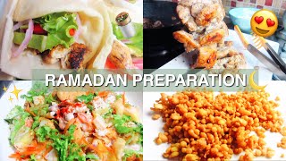 Ramadan Food Preparation 2020  Boondi Dahi Phulki Shawarma Doner Kebab [upl. by Eserahc138]