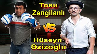 TOSU ZƏNGİLANLI HÜSEYN ƏZİZOĞLUNU YIXIB SÜRÜDÜ [upl. by Aeresed]