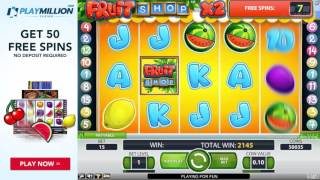 Crazy Wins Playing Fruit Shop Slot [upl. by Ailhat]