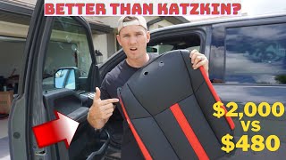 Are These Seat Covers BETTER Than Katzkin Kustom Interior Ford F150 Leather Seat Covers [upl. by Sheaff]