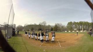 Pfeiffer University Softball GoPro Highlights [upl. by Anelhtac]