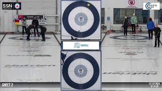 Sasktel Curling Stadium  Swift Current  Sheet 2 111324 [upl. by Comethuauc]