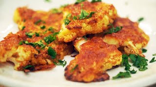 Cauliflower Steak Delicious As Much As Steak  Healty Dinner Ideas [upl. by Sitruc]