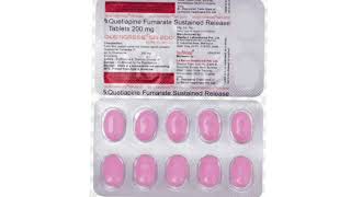 QUSTIGRESS SR 200 Tablets Quetiapine Fumarate Sustained Release Tablets 200 mg [upl. by Nannahs]