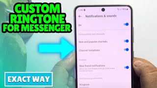 How to change Facebook Messenger ringtone on Android 2024 [upl. by Warden]