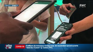 Covid19  première journée avec le pass sanitaire en France [upl. by Lancey]