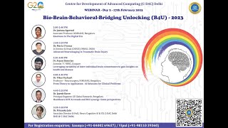 Day2 Webinar on BioBrainBehavioralBridging Unlocking B4U 2023 [upl. by Laundes]