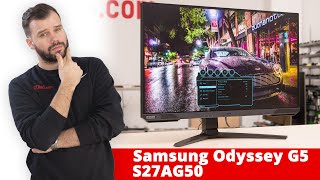 Samsung Odyssey G5 S27AG50 Monitor Review  Just another midrange 1440p gaming monitor [upl. by Borszcz319]