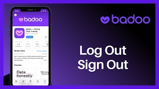 How to Log Out of Badoo  Sign Out Badoo Dating App  2021 [upl. by Keegan]