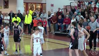 Newburyport Boys Basketball vs Weston Wildcats February 29 2020 [upl. by Ayekat]