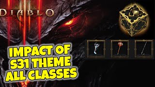 How the Season 31 Theme impacts every class in Diablo 3 [upl. by Aneger550]