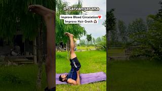 Yoga Asanas That Can Help With Hair Growth 💯 motivation success [upl. by Ecirrehs1]