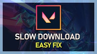 How To Fix Valorant Slow Download Speed  Stuck or Not Starting [upl. by Enneiviv48]