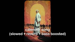 Calendar Song slowed  reverb  bass boosted Indian 2  Kamal Haasan  Anirudh Ravichander [upl. by Shadow]