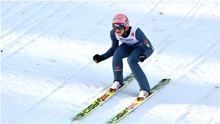 Nordische SkiWM Skispringen Eisenbichler holt Gold Geiger Silber [upl. by Charles]