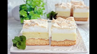 SERNIK Z BEZOWĄ PIANKĄ sernik cheesecake sweet ciasta [upl. by Nolasba]