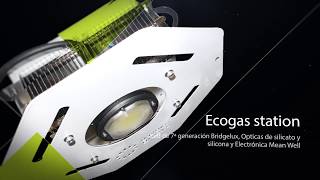 Ecogas station  Luminarias Led en México [upl. by Eibrab]