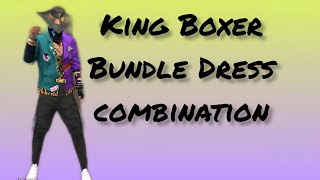 king Boxer Bundle dress combination free fire game video [upl. by Zoha966]