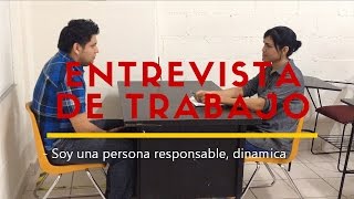 Entrevista de trabajo en inglés subtitulada en español Proyectos en Inglés [upl. by Dupuis]