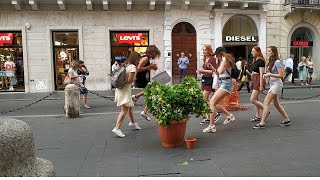 Insane screams  Urla pazzesche  Bushman Prank Italy  Mr Cespuglio [upl. by Enyale]