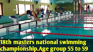 Masters national swimming championship 2022 Age group 55 to 59 event [upl. by Monie]