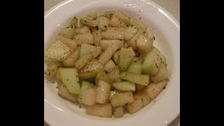 Simple Delicious Sauteed Kohlrabi [upl. by Ahsad521]