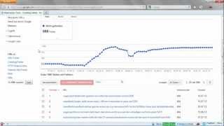 Wichtige Daten aus den WebmasterTools  SuchmaschinenOptimierung [upl. by Nagel]