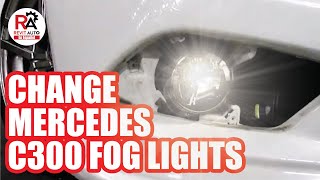 20072014 Mercedes C300 Fog light bulb W204 [upl. by Siloa916]