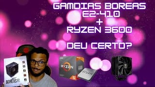 Ryzen 3600 geladinho com o Gamdias Boreas E2410 Minha experiência completa [upl. by Kurtis]