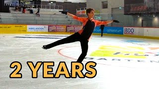 Axel amp Double Jumps  2 Year Progress  Adult Figure Skating Journey [upl. by Idid]