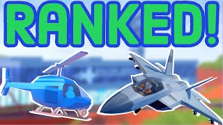 Every Flying Vehicle Ranked  Roblox Jailbreak [upl. by Persson363]