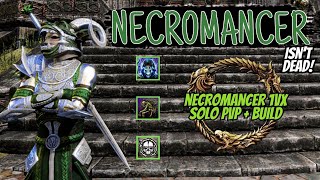 ESO PvP  Necro 1vX build Zergbusting on the worst class [upl. by Moitoso]