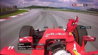 Grazie Ragazzi Special Sebastian Vettel Ferrari P1 radio compilation [upl. by Madea15]