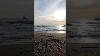 Samandag Sahil dalgasesi sunset sea hatay manzaravideoları shortvideo [upl. by Edelsten]