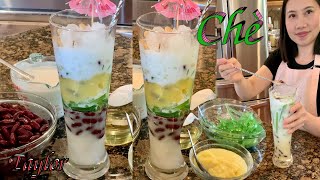 Chè Ba Màu  Cách Làm Chè Ba Màu Đơn Giản Nhanh Lẹ Ăn Là Ghiền  Vietnamese Three Color Dessert [upl. by Aryajay]