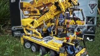 Lego Technic 8421 Mobile Crane vs 8460 Mobile Crane with motor 8720 [upl. by Danczyk]