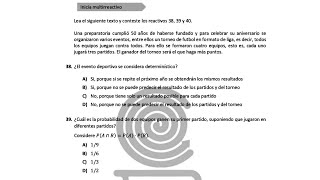 Preguntas 38 39 y 40 Matemáticas Guía EXACER COLBACH 2024 [upl. by Itnava]