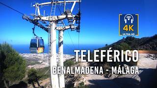 🚡 Teleférico Benalmádena  increíbles vistas de la Costa del Sol 4K  Bajada [upl. by Ardnnek]