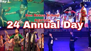 24th Annual Day  Don Bosco School Agartala 2024  Day1  Part1 [upl. by Canty]