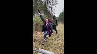 Geordie Hunt Sabs use speaker to upset hounds [upl. by Krauss]